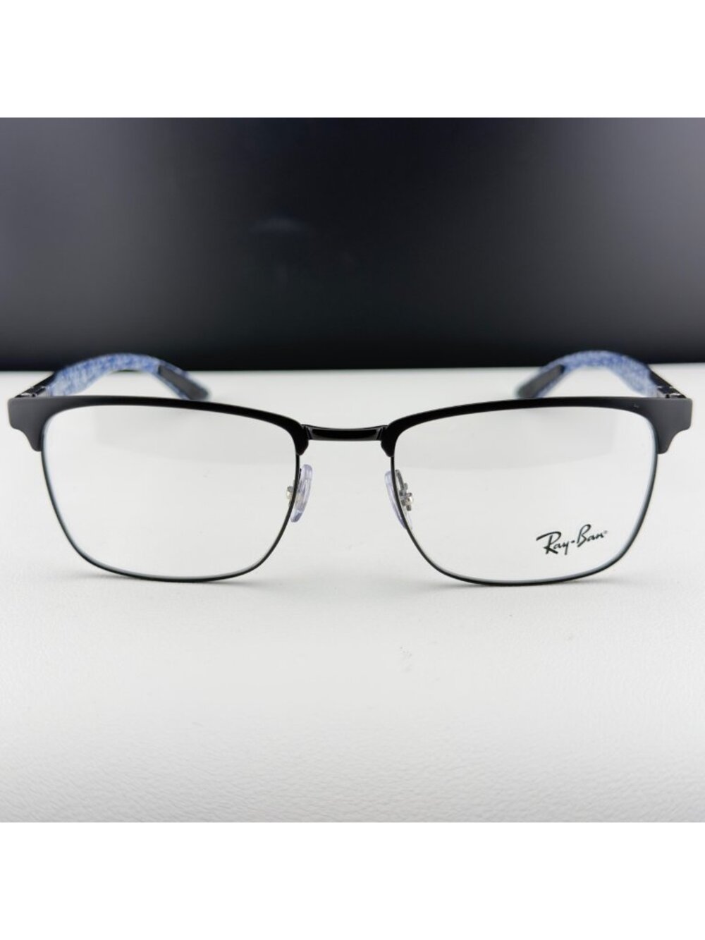 Ray Ban  RB 8421 2904 Black Blue Eyeglasses Frames 54 19 145